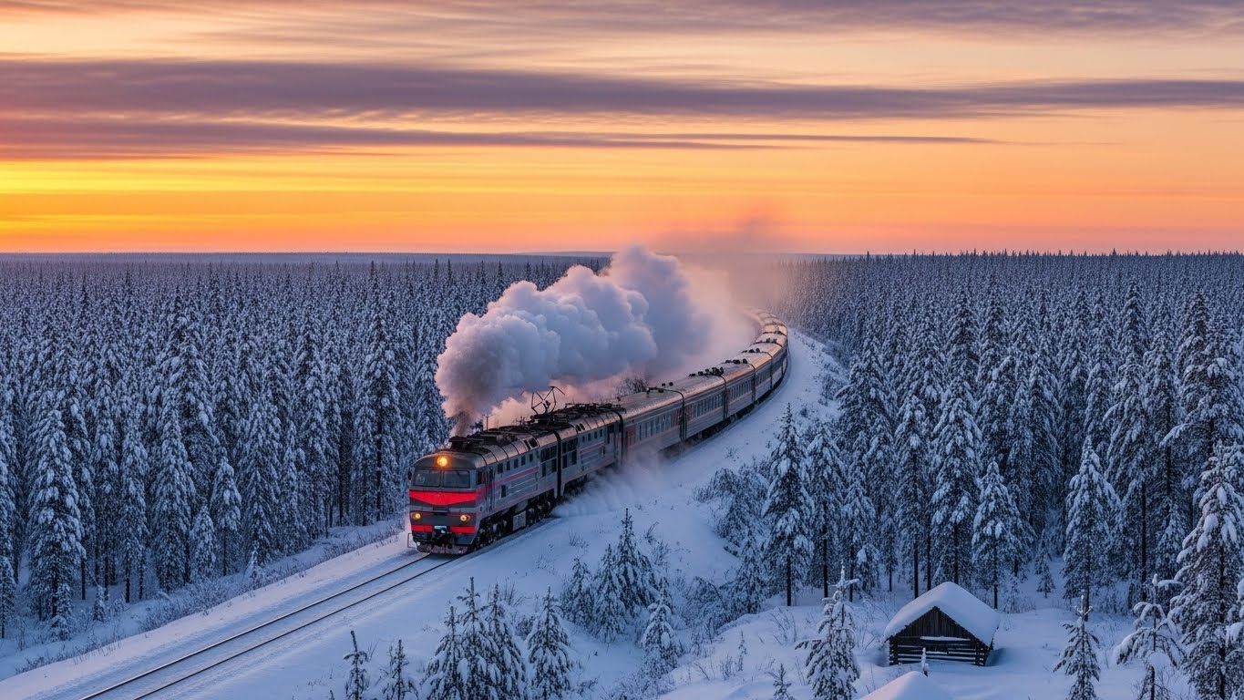 Transsibirska železnica – Putovanje Trans-Siberian Railway od Moskve do Vladivostoka